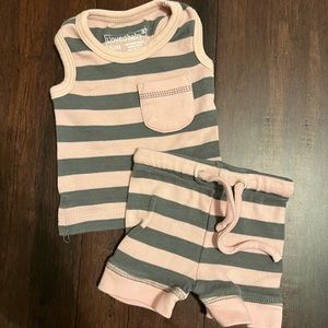 Baby tank and shorts